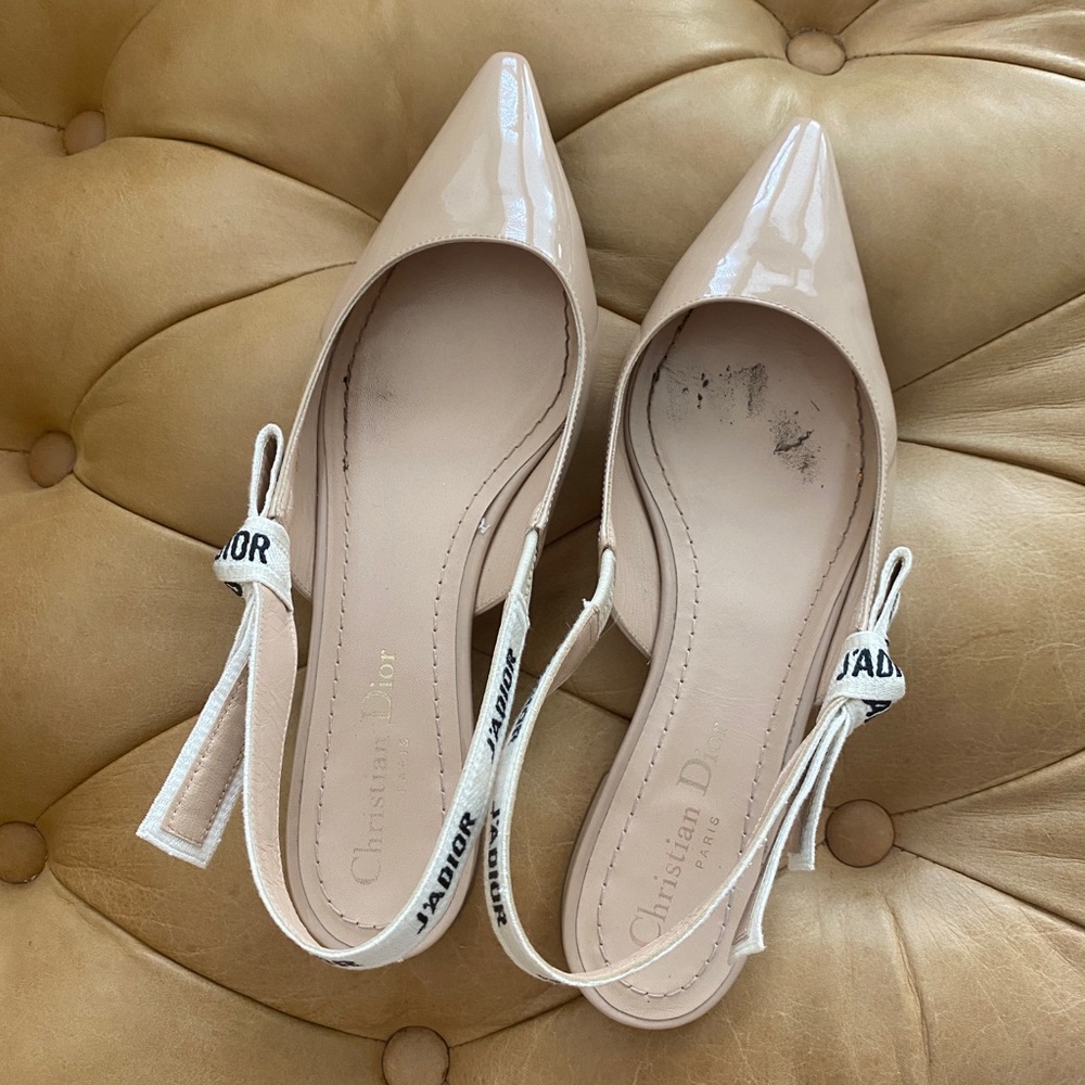 J'ADIOR SLINGBACK BALLERINA FLAT